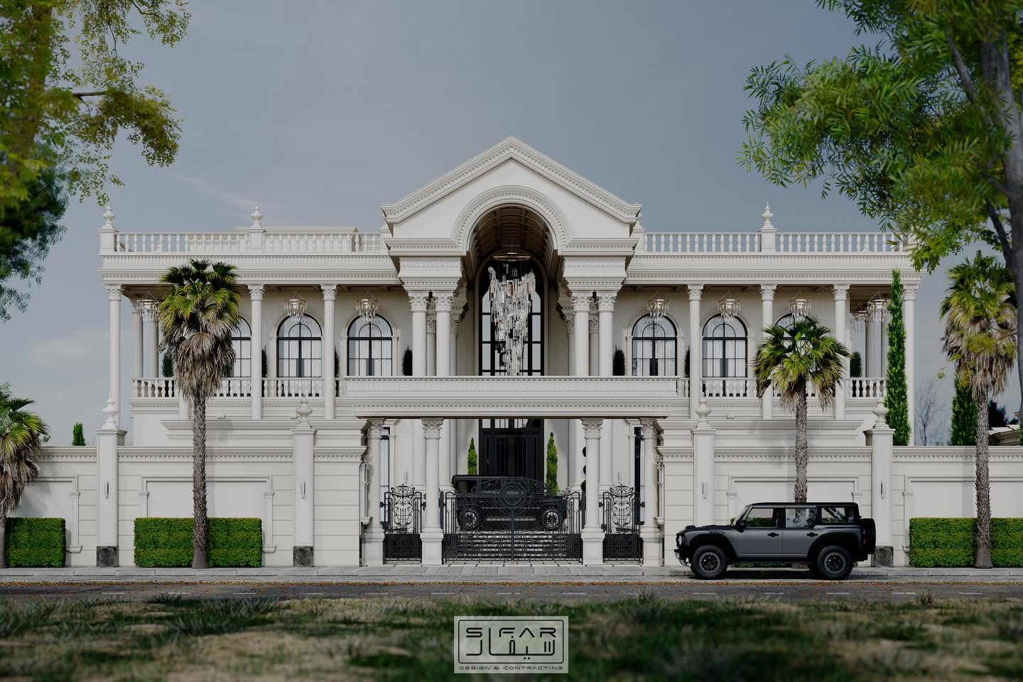 SIFAR portfolio — Neoclassical Villa Exterior — main view