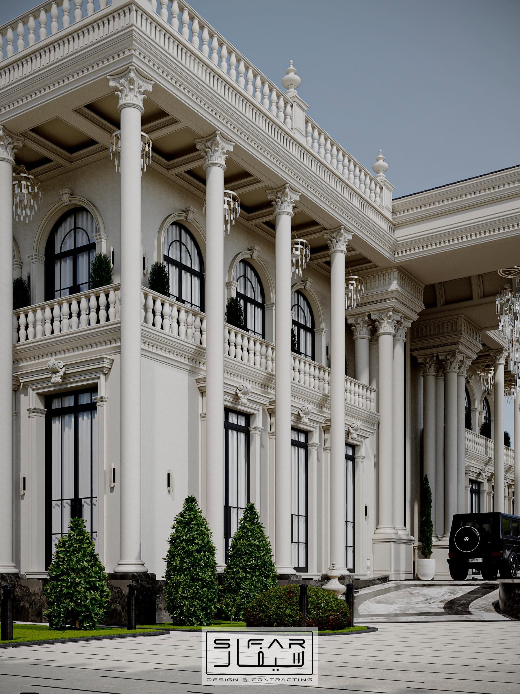 SIFAR portfolio — Neoclassical Villa Exterior — Alternate View