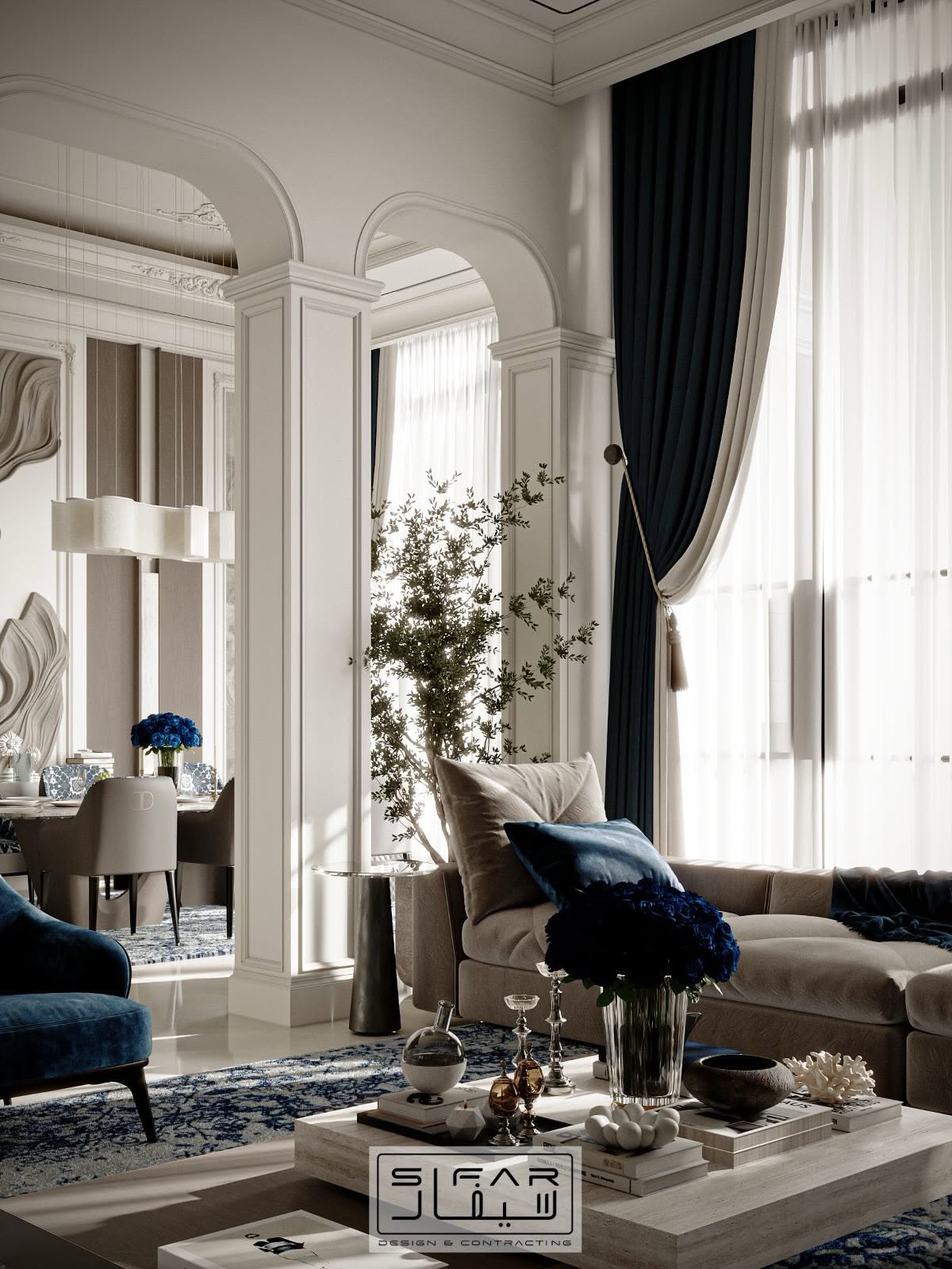 SIFAR portfolio — Blue Salon & Dining — Detail View