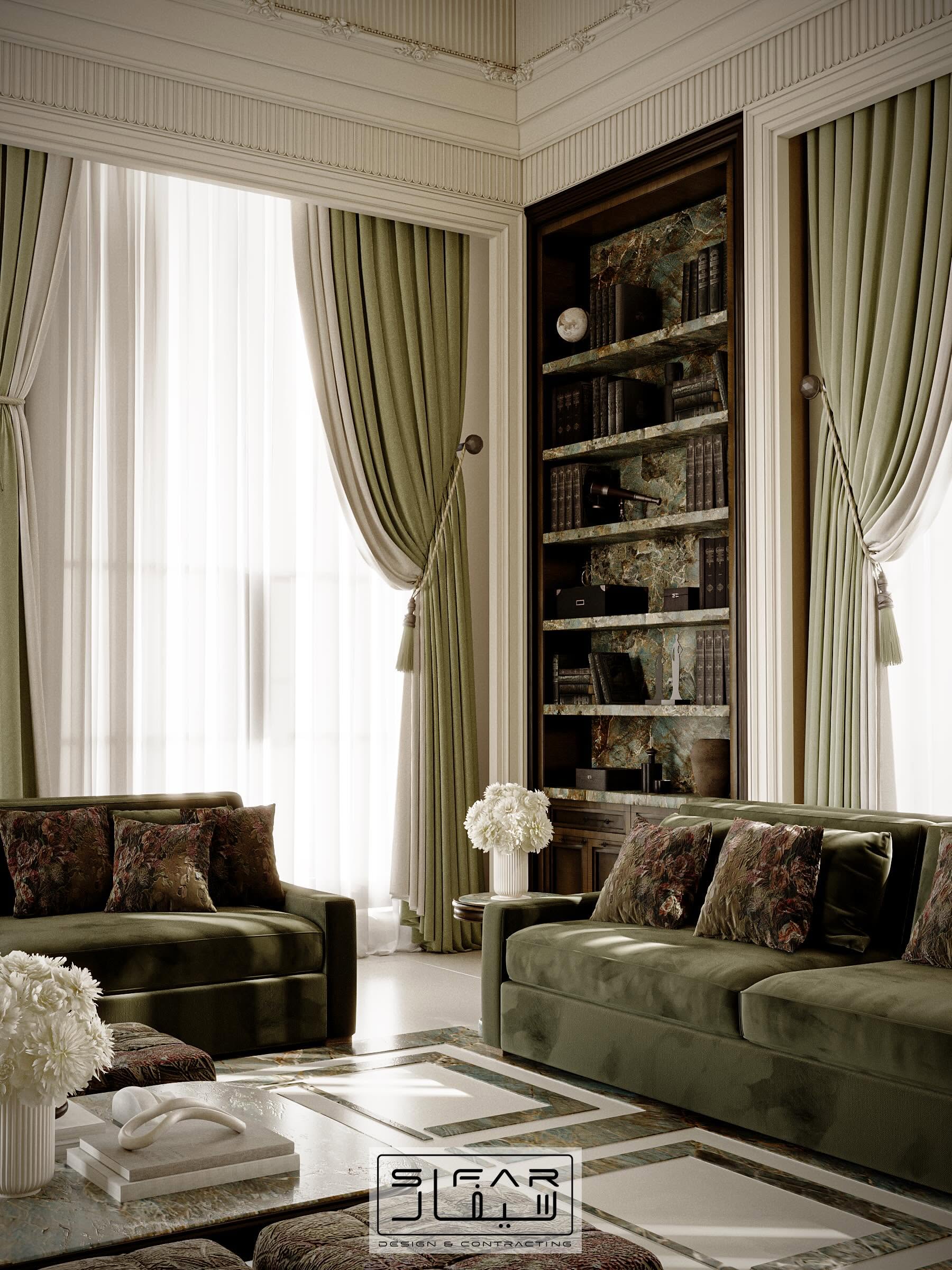 SIFAR portfolio — Olive Majlis — Material Finish