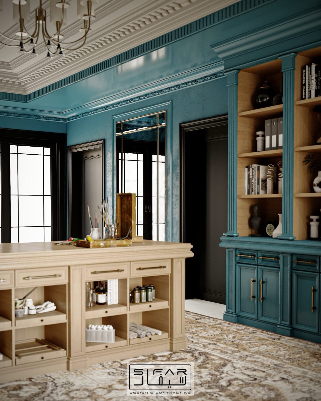 SIFAR portfolio — Bespoke Home Studio — Material Finish