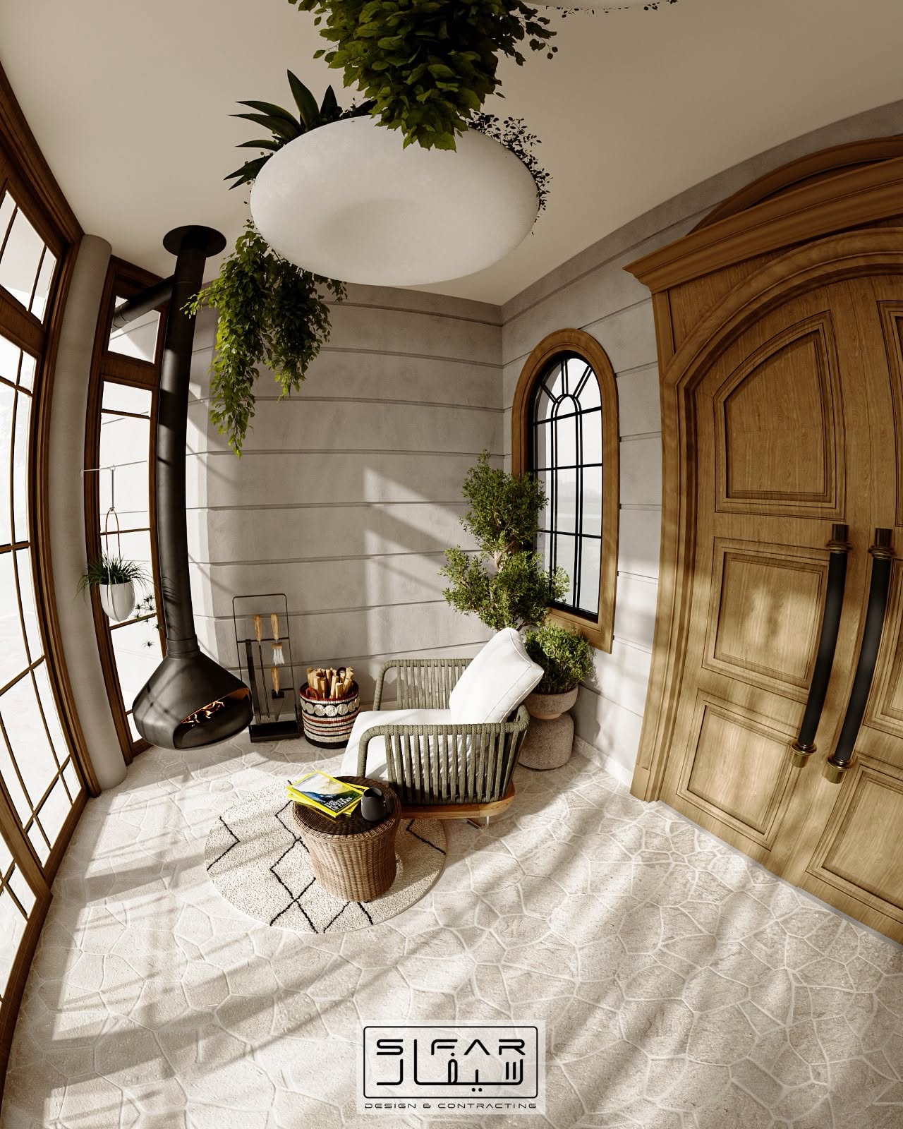 SIFAR portfolio — Garden Sunroom — Spatial Detail