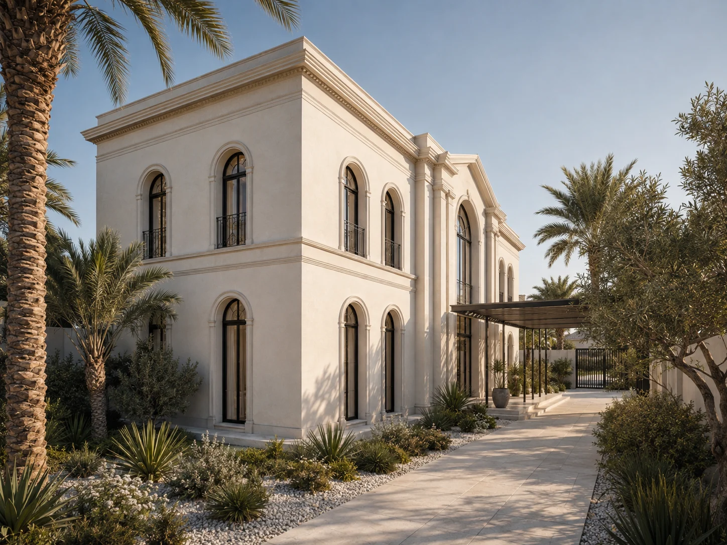 Design inspiration — Villa Exterior Concepts — Side Elevation