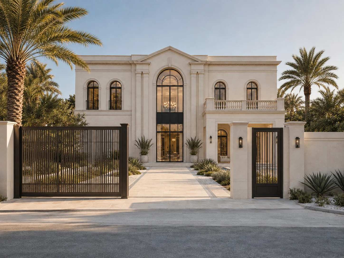 Design inspiration — Villa Exterior Concepts — Driveway & Gate
