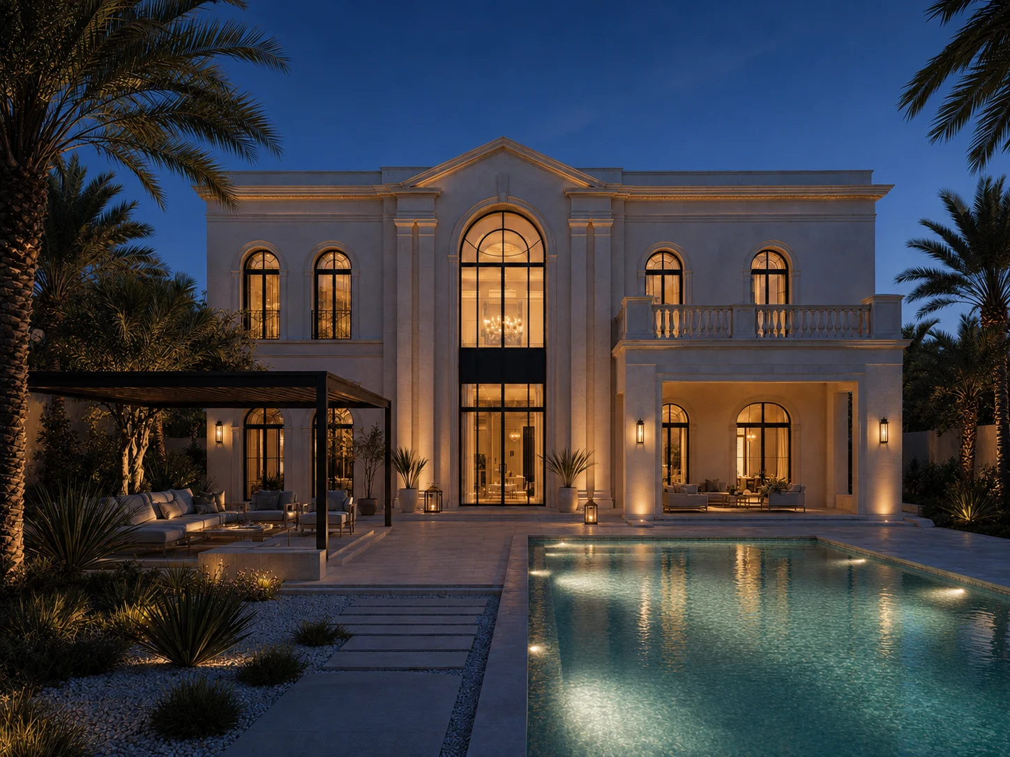 Design inspiration — Villa Exterior Concepts — Night Lighting