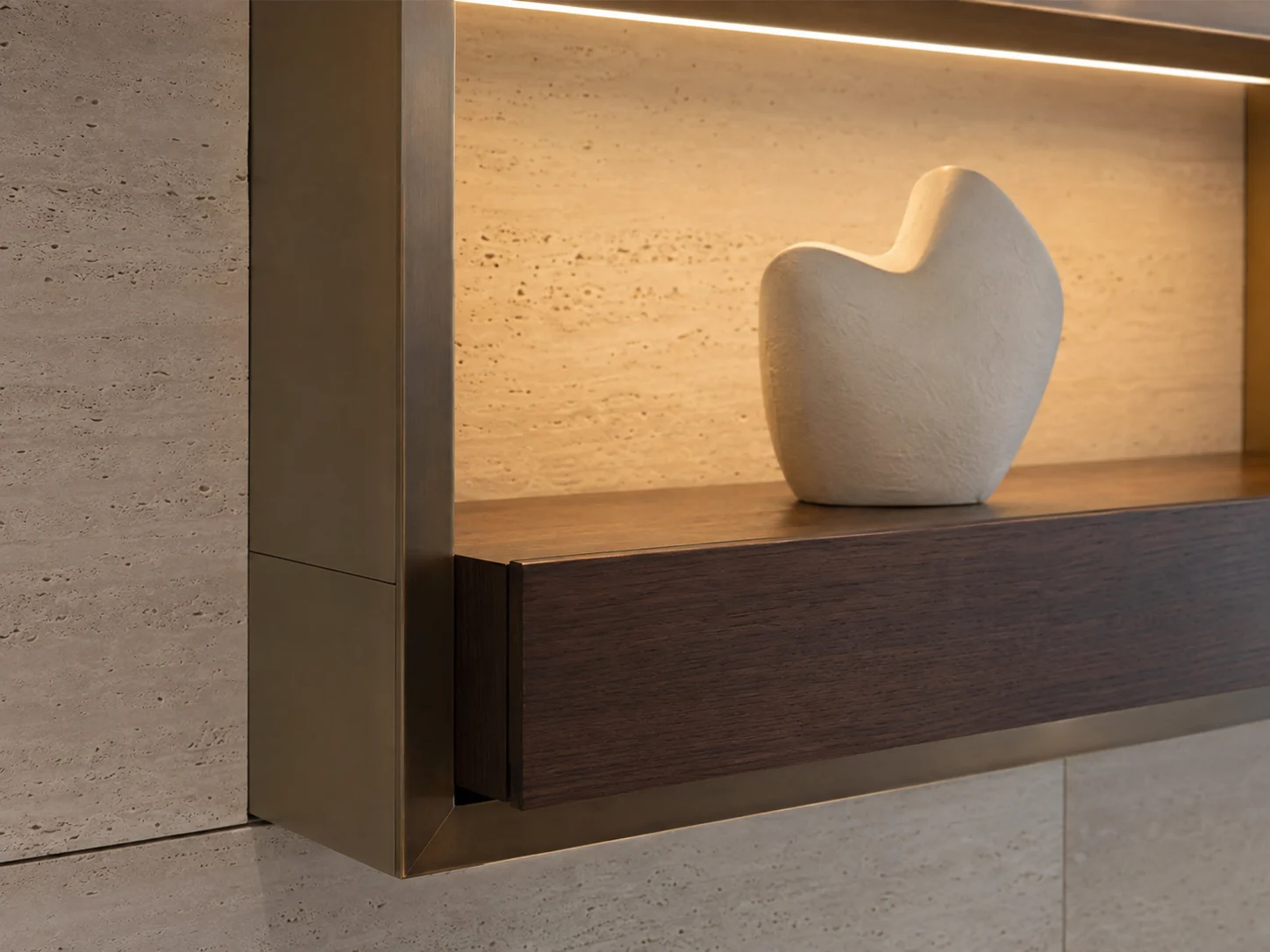 Bespoke Details & Décor service — Integrated Shelf Detail