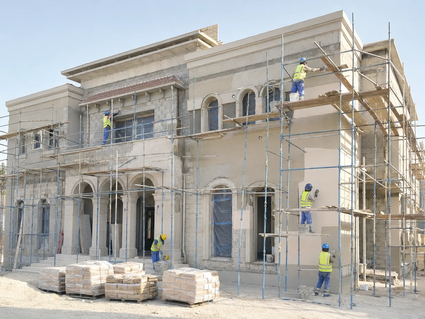Construction Work service — Facade Preparation