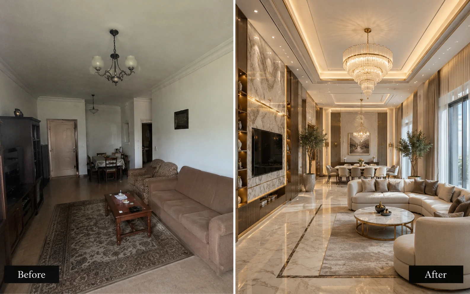 Villa Renovation service — Villa Entrance — After
