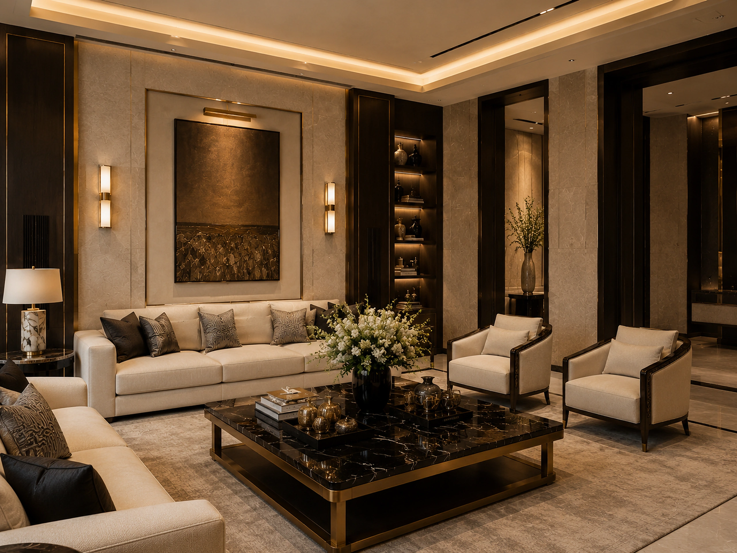 Design inspiration — Luxury Villa Interior — Material Finish