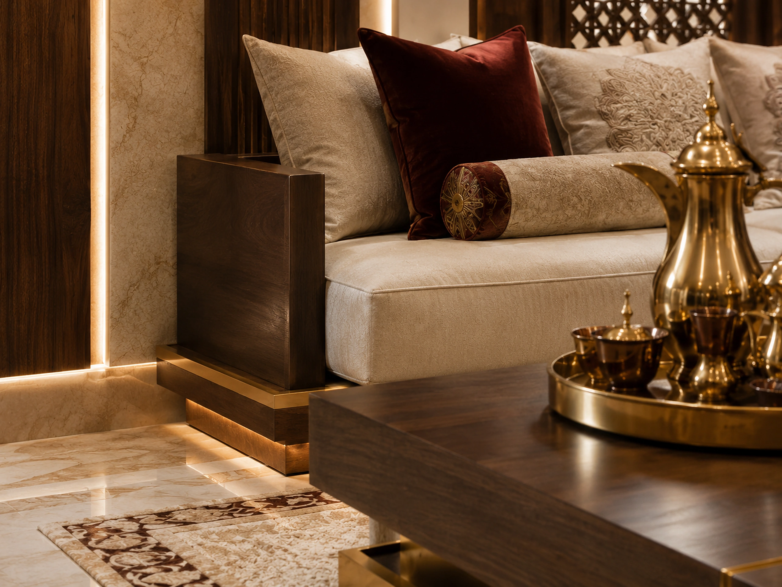 Design inspiration — Islamic Majlis — Material Finish