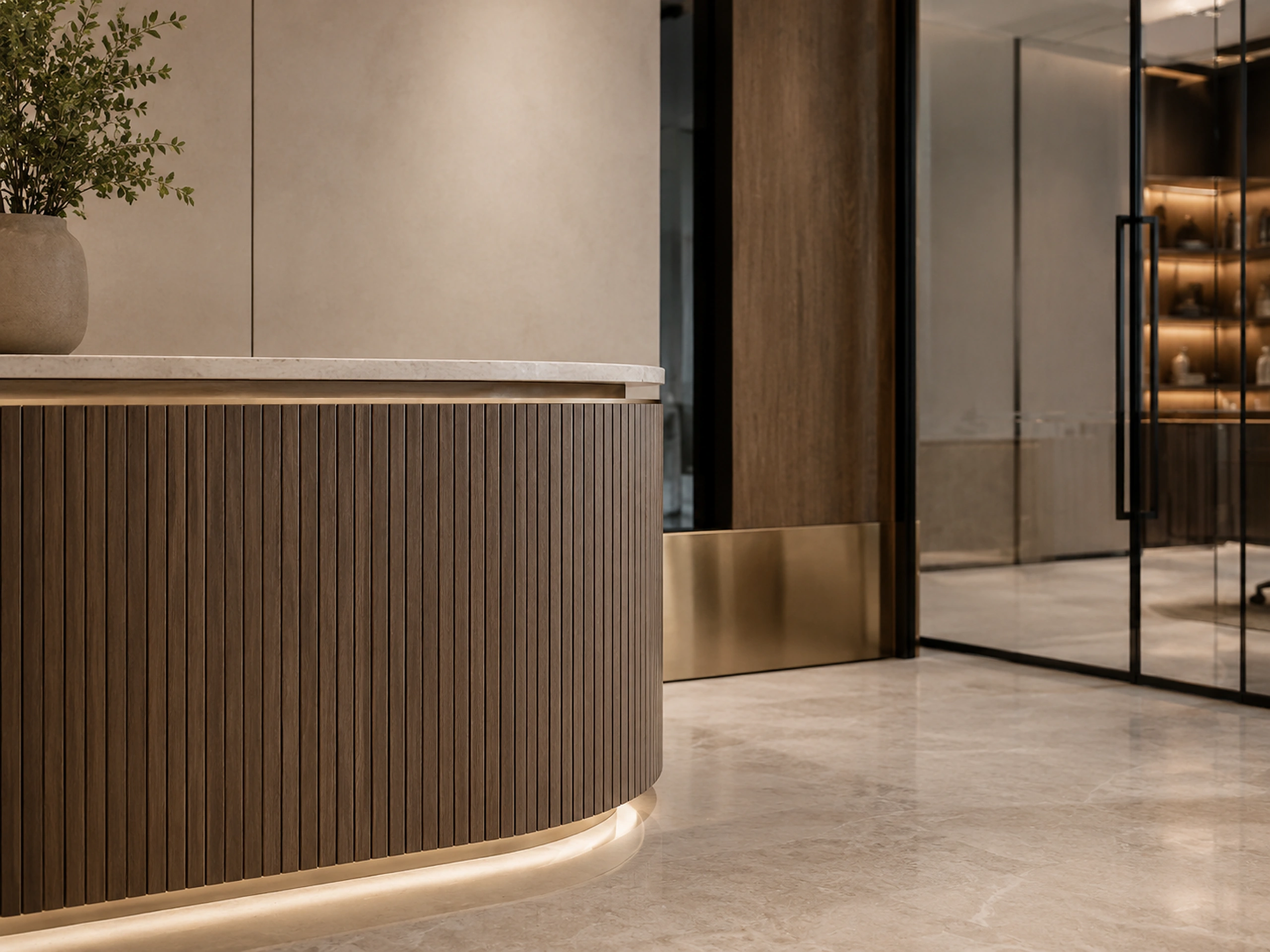 Design inspiration — Commercial Interior — Material Finish