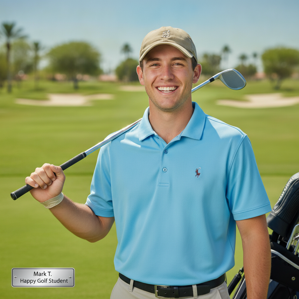 Avatar of happy golf student Mark T.