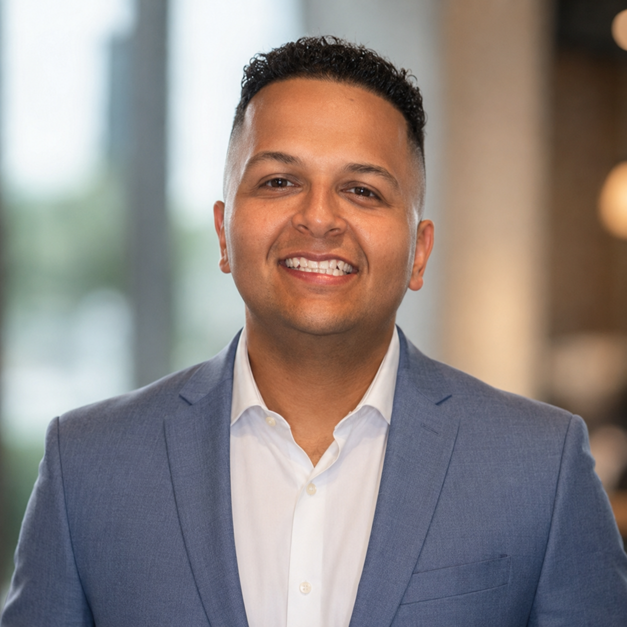 Professional portrait of Edgar Garcia, software developer and founder of LaunchPad Builds