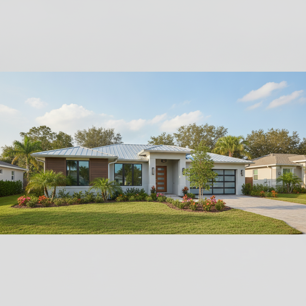 A well-kept modern suburban home in Pinellas County, Florida, representing the type of property we buy for cash.