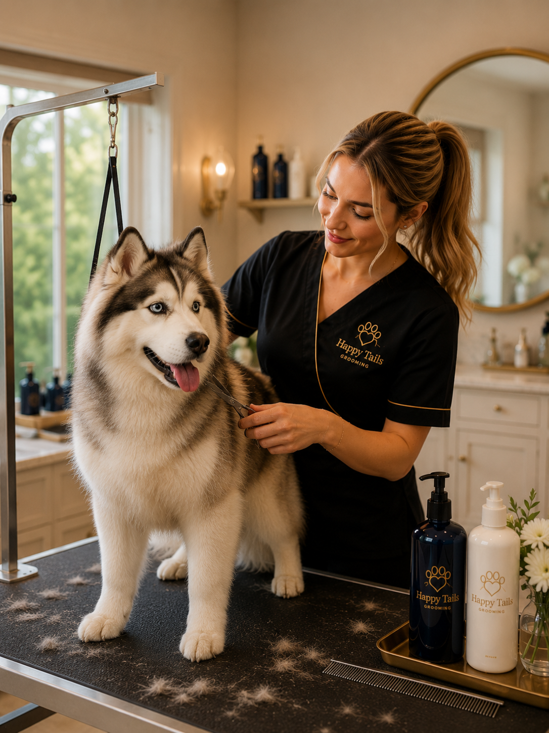 Full dog grooming service in San Antonio