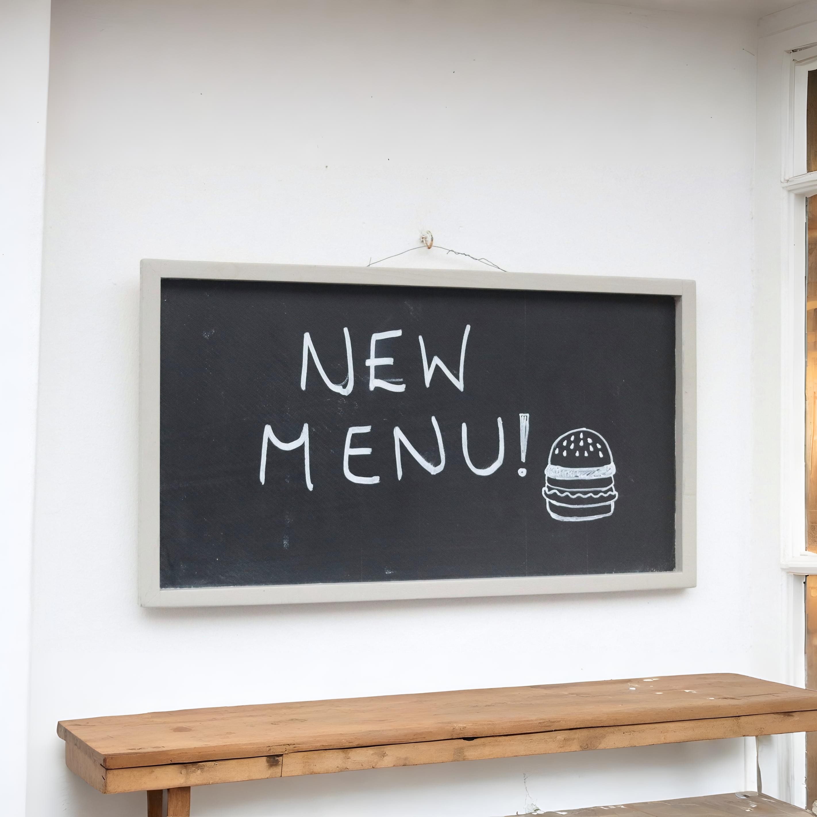 Seasonal menu update