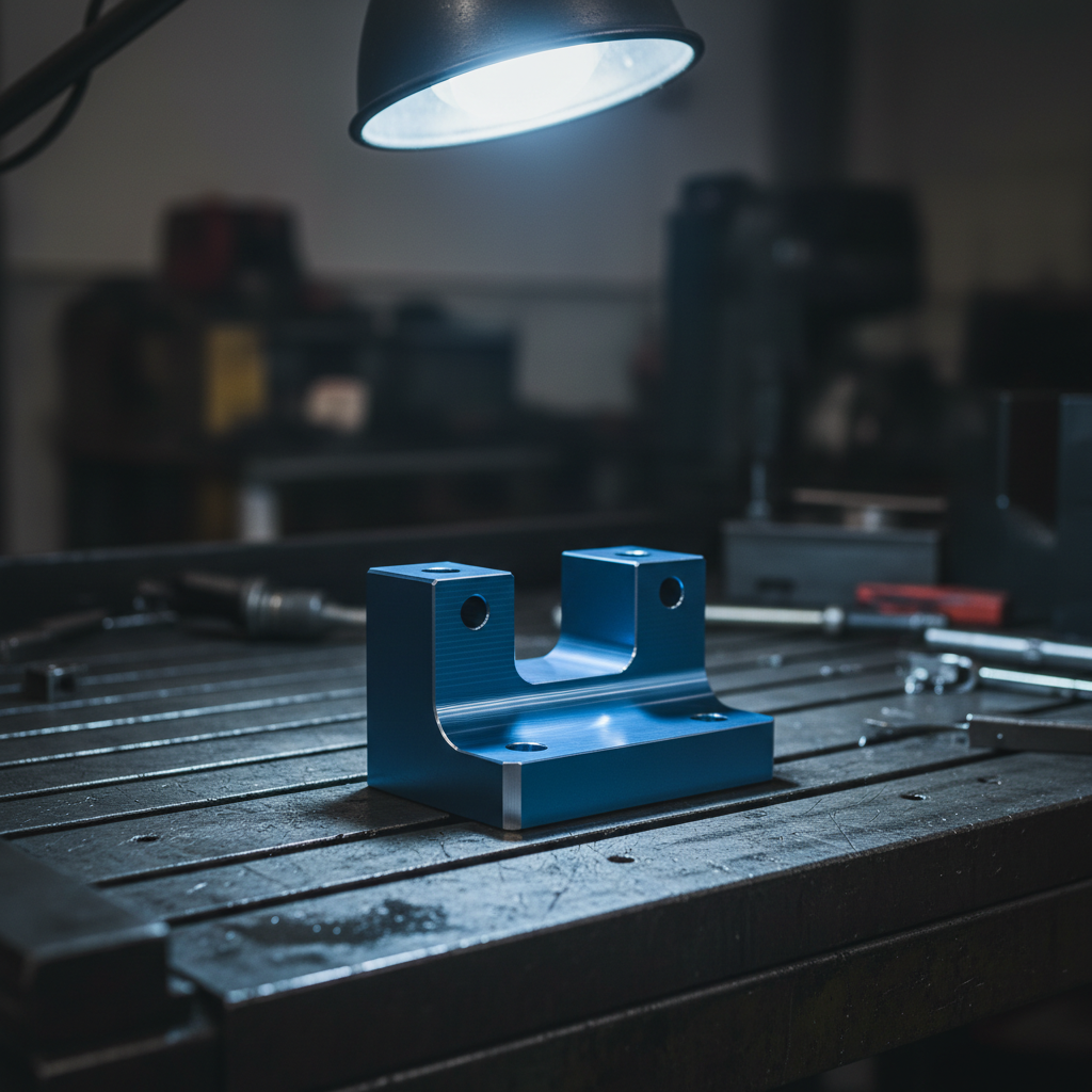 CNC-gefrästes Aluminium-Montageteil – Präzisionsfertigung von Print your Dream