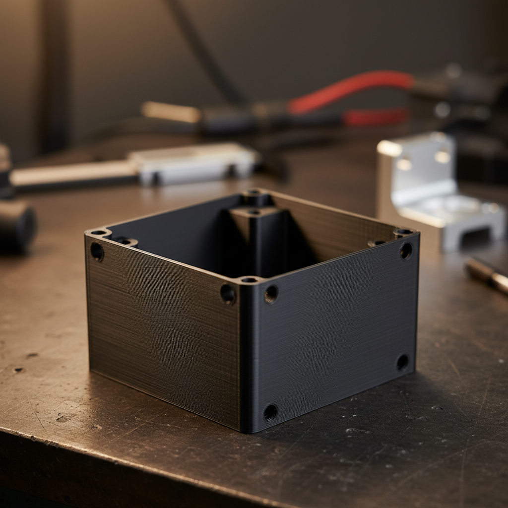 3D-gedrucktes Kunststoffgehäuse für Elektronik – FDM-Druck von Print your Dream