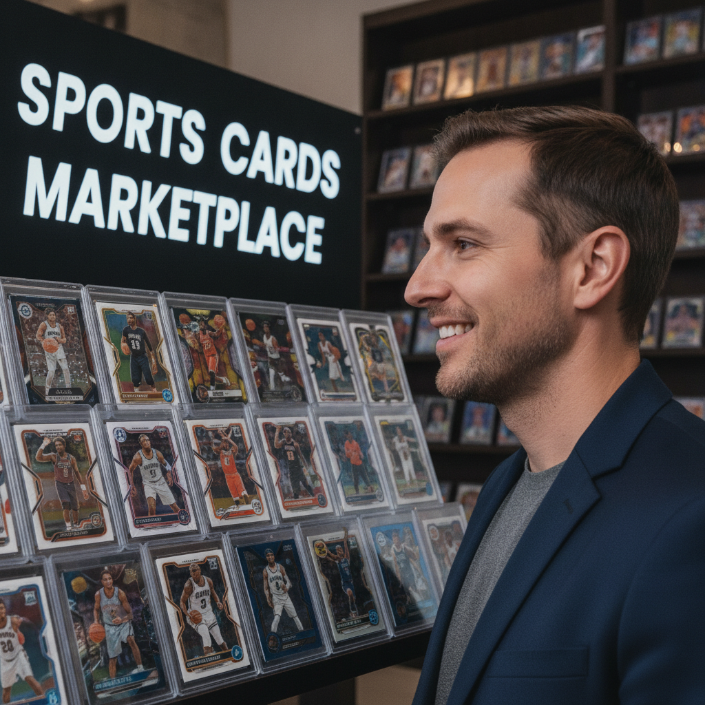 Trading card enthusiast profile avatar