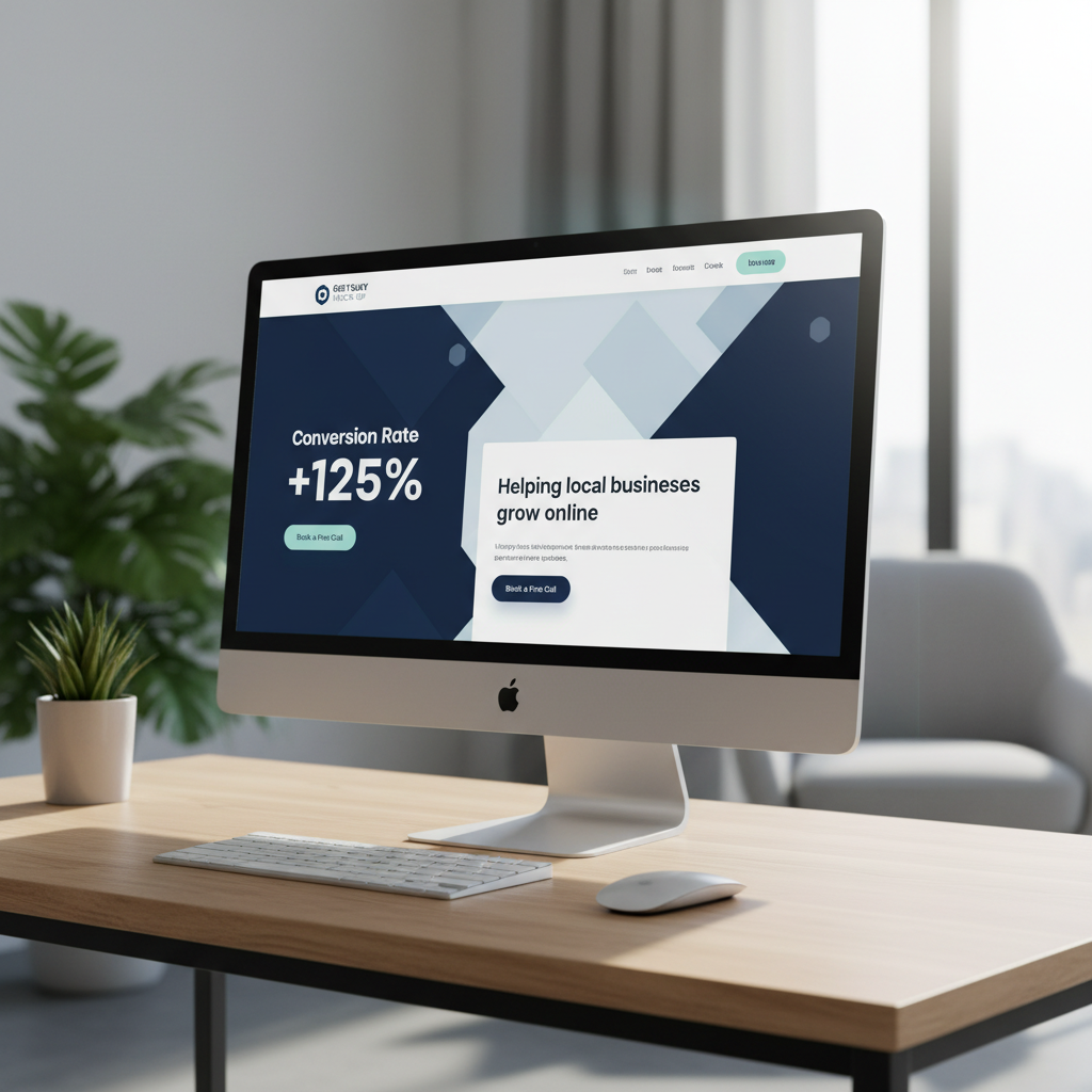 Modern Agency Website Mockup