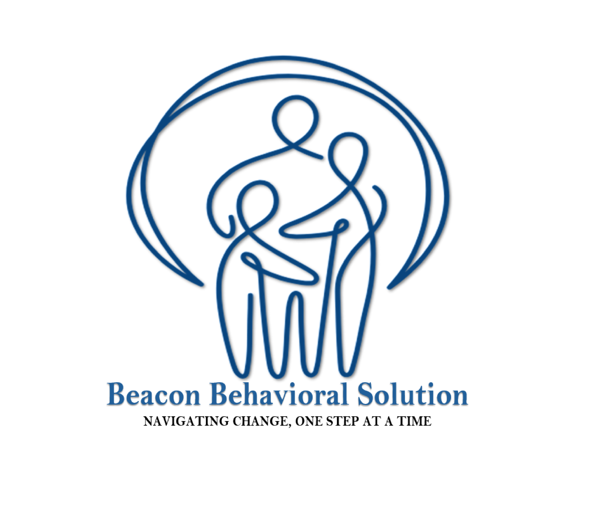 Compassionate behavioral health professional smiling warmly while working with a young child