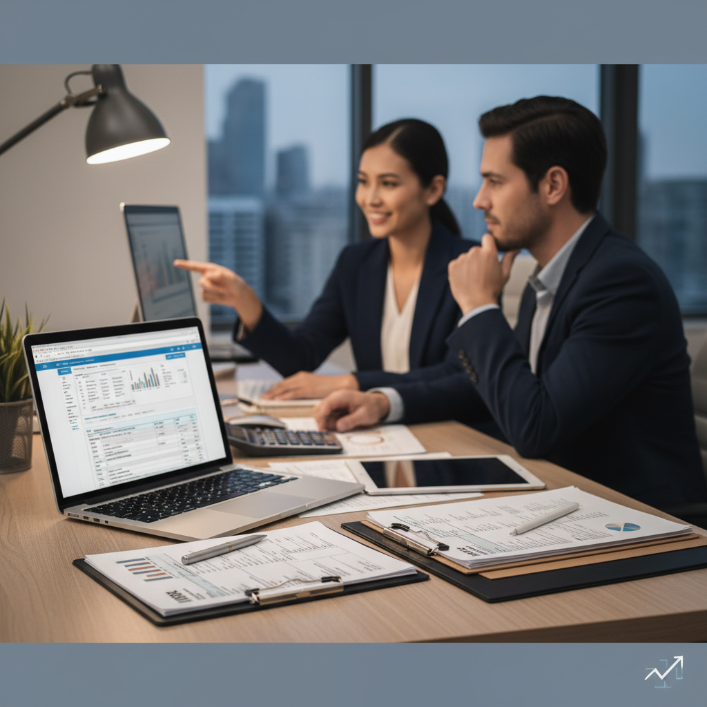 Professional tax preparation image