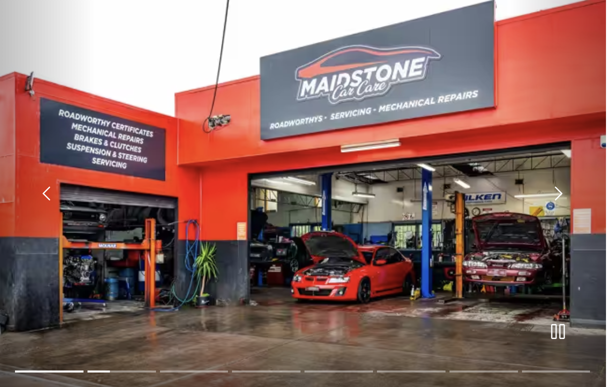 Maidstone Car Care workshop exterior on Rosamond Road