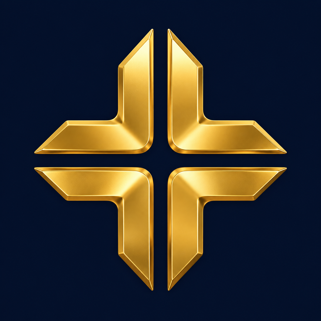 Holy Impact AI gold luxury brand logo