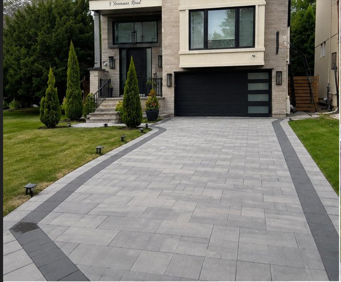 After: new precision-laid paved walkway