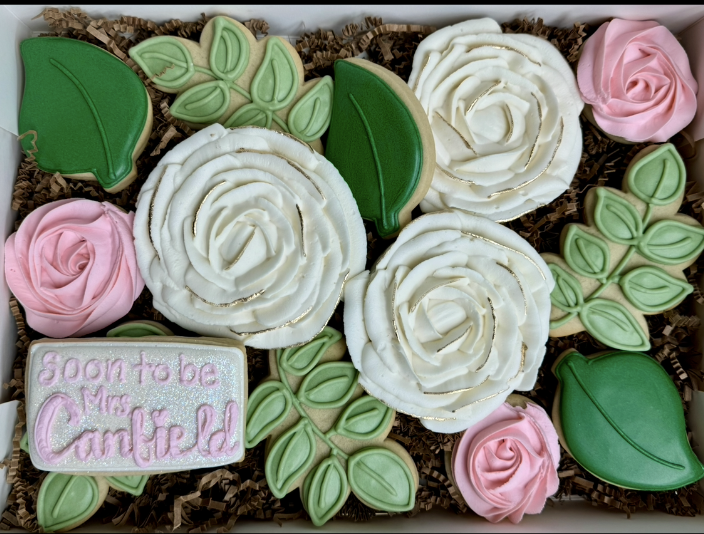 Custom birthday cookies