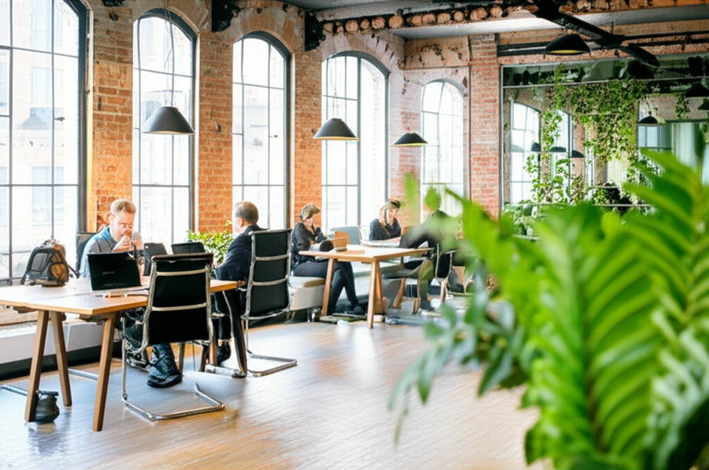 Recessed Linear Lighting in a modern office