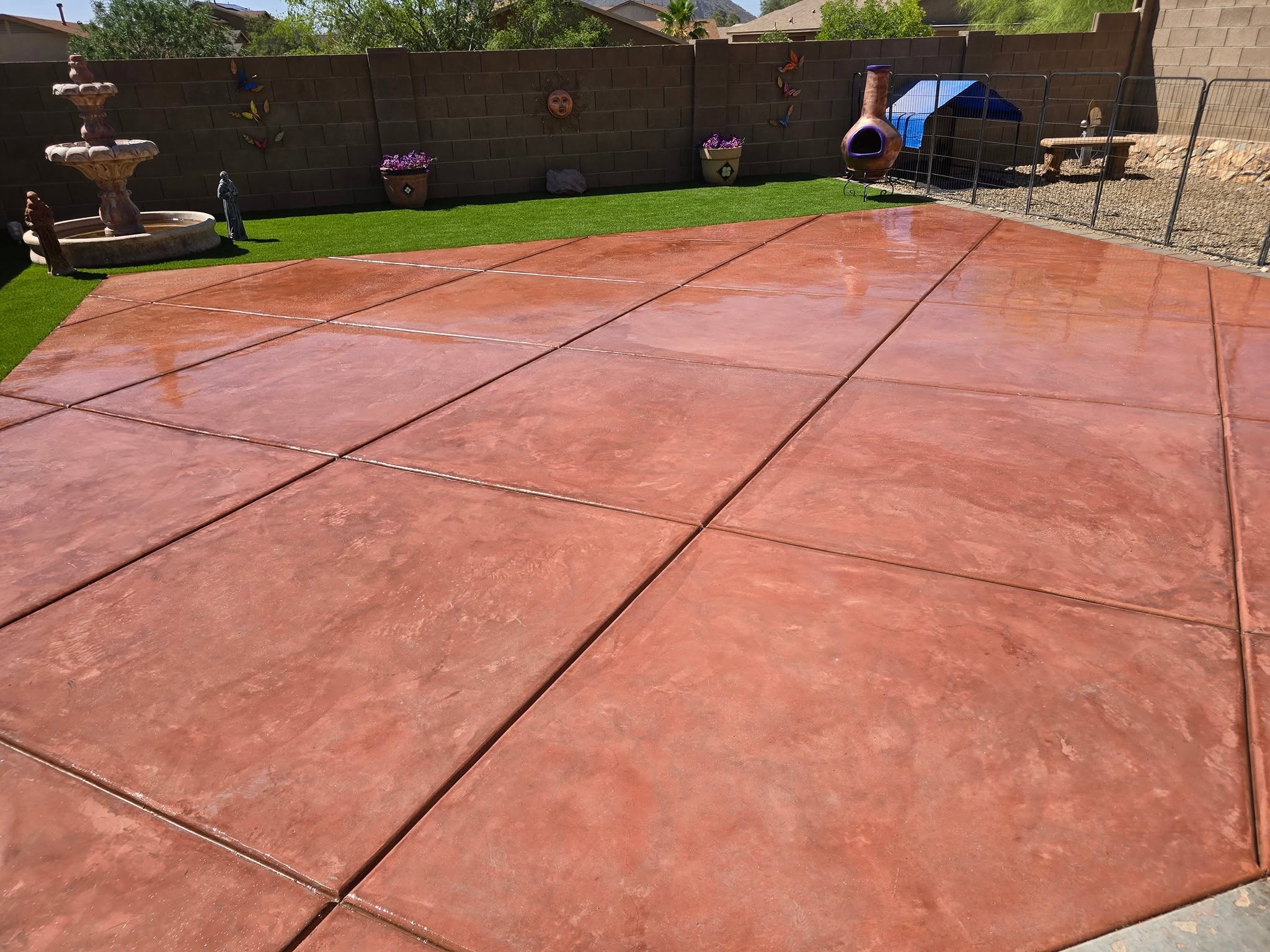 Weather resistant protective coating applied to a White Mountains property built to withstand Arizona seasons