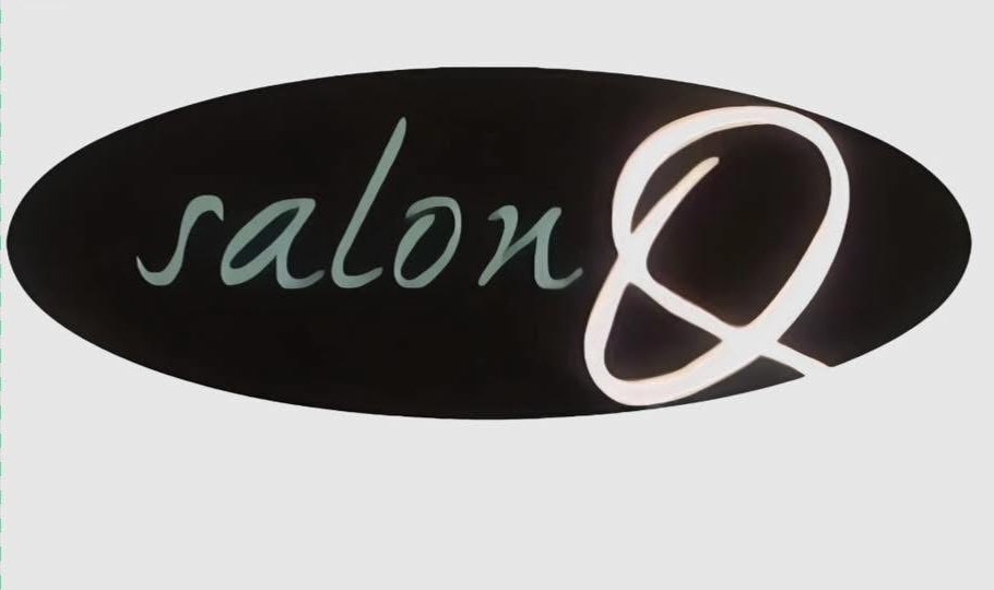 SalonQ Beauty Salon logo in elegant script