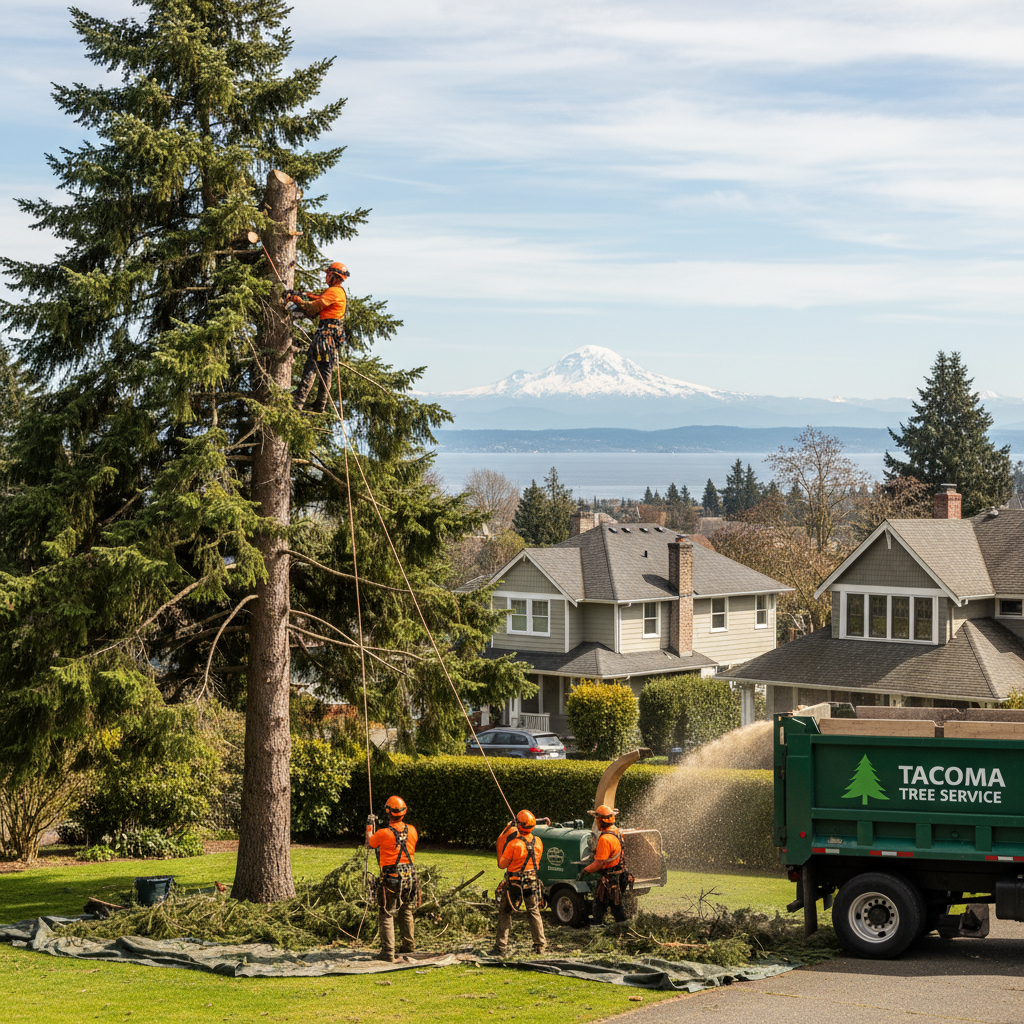 Professional tree removal in Tacoma
