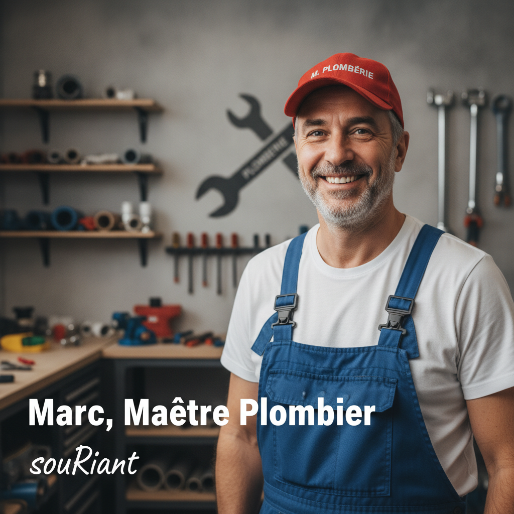 Marc, Maître Plombier souriant