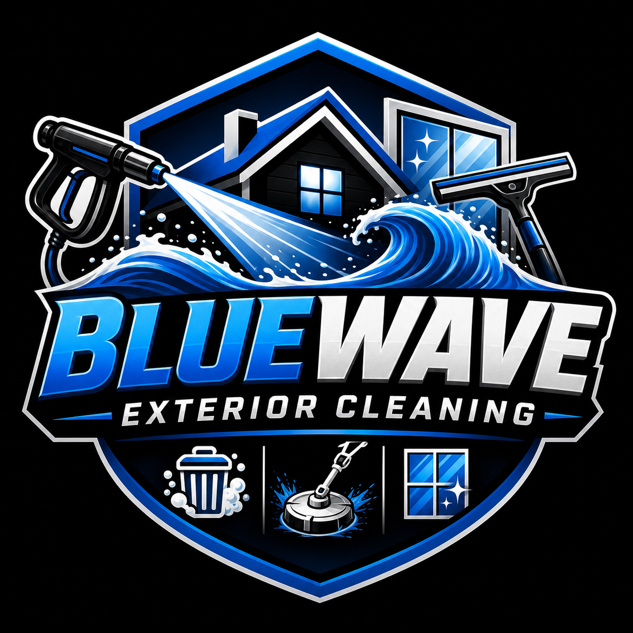 BlueWave Exterior Cleaning Logo