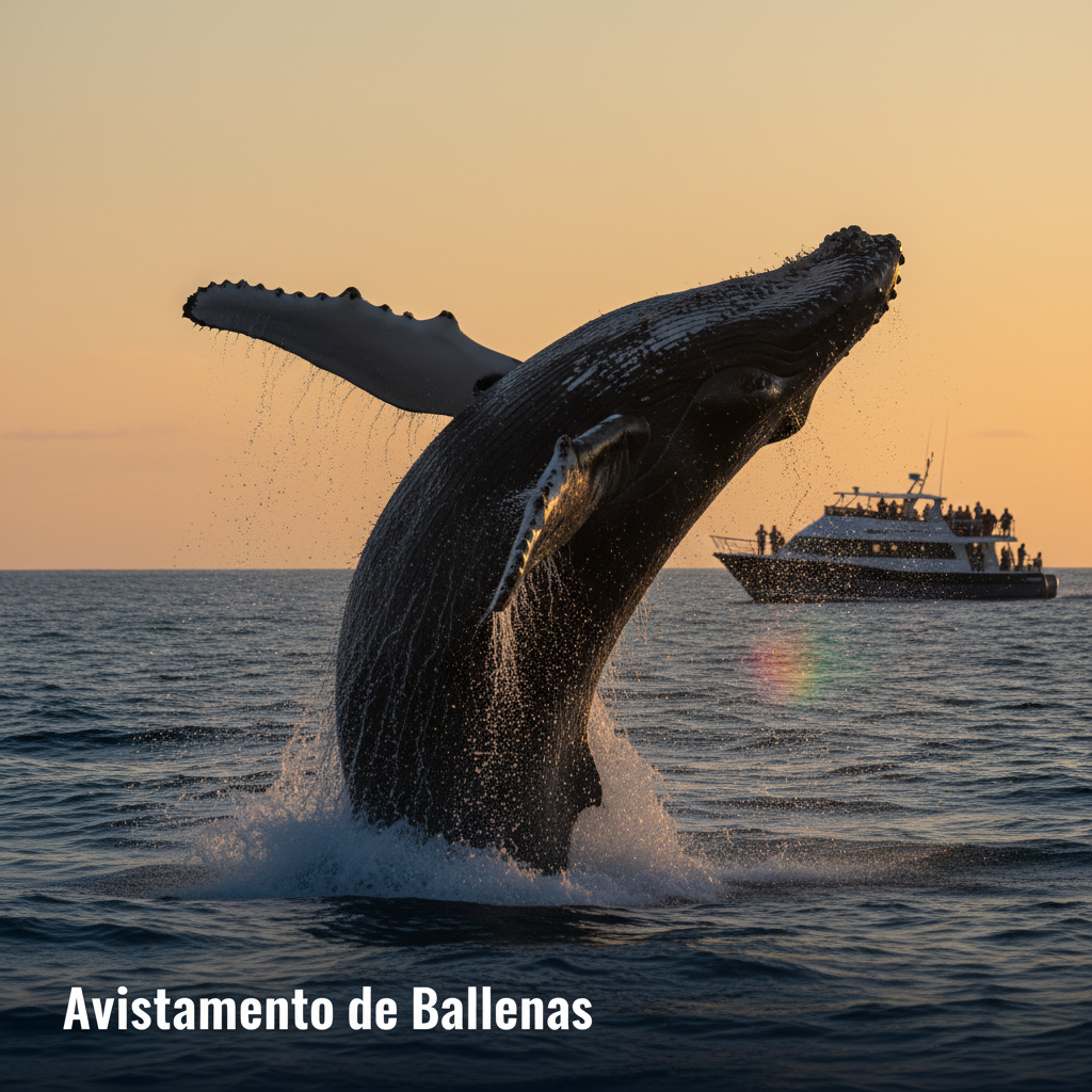 Ballena saltando