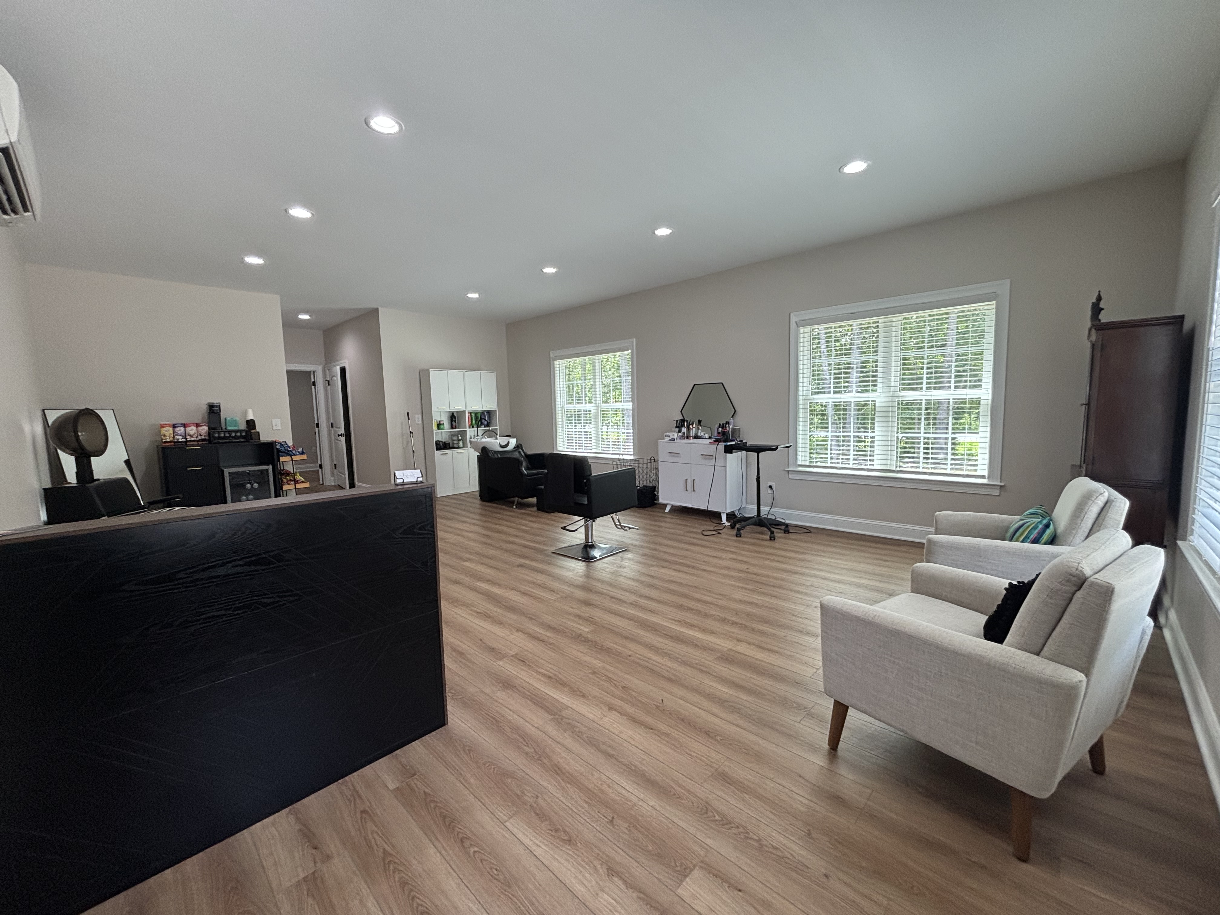 Interior of Kayla Ainsley and Co salon in Aylett VA