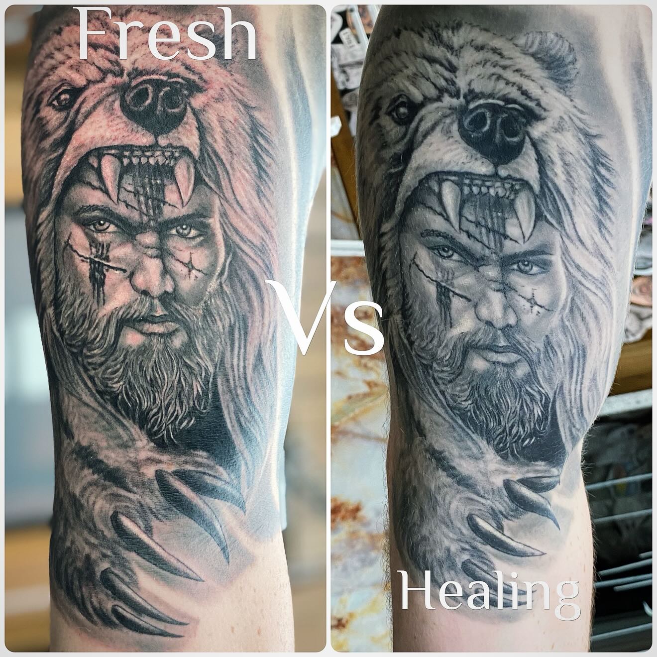 Black and Grey Tattoo by Andreas Christodoulou