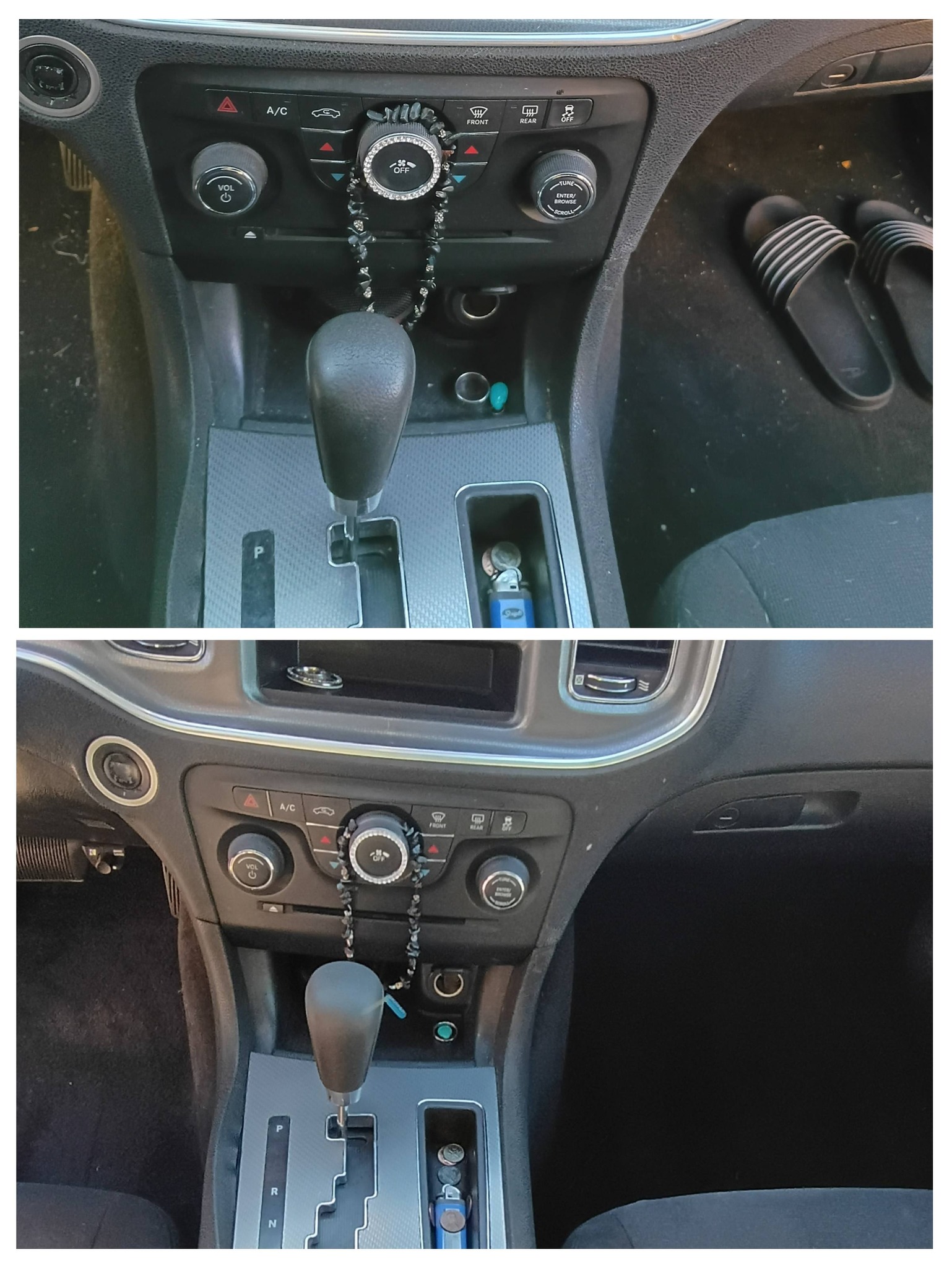 Immaculate interior of a Jeep Wrangler after a full detail.
