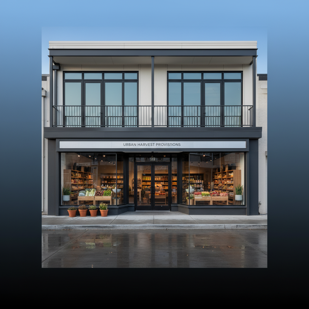 Commercial storefront clean