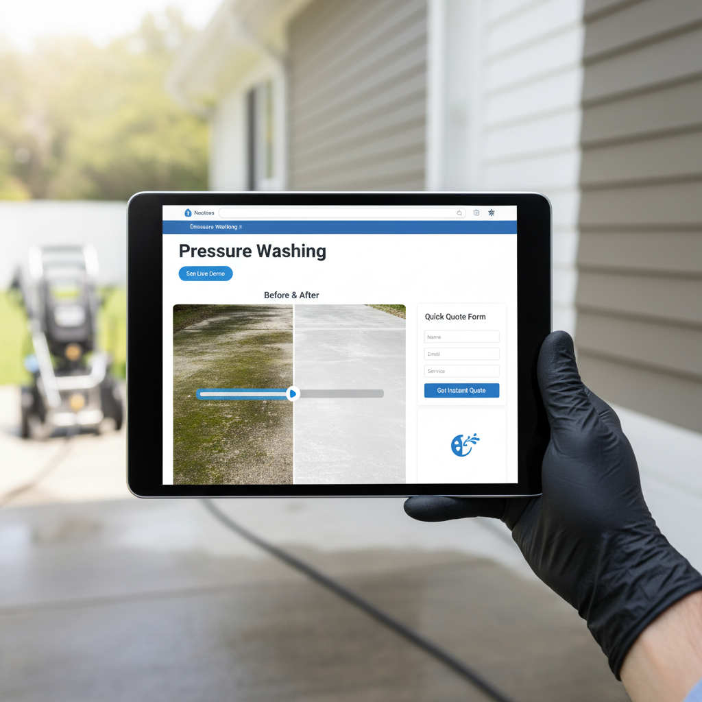 Pressure Washing Website