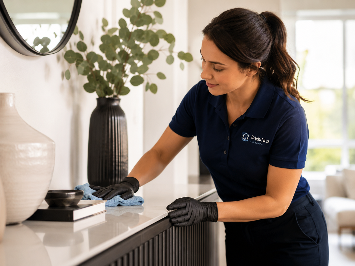 Surface care cleaning for counters tables and shelves