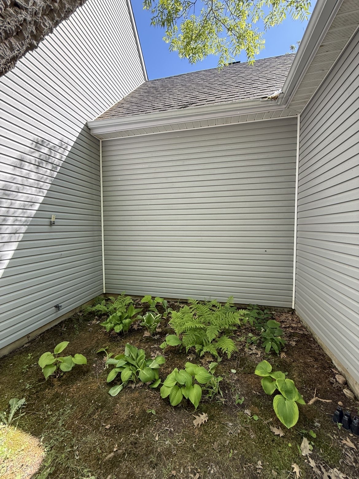 After - freshly soft washed vinyl siding restored to bright clean white by Clean Slate