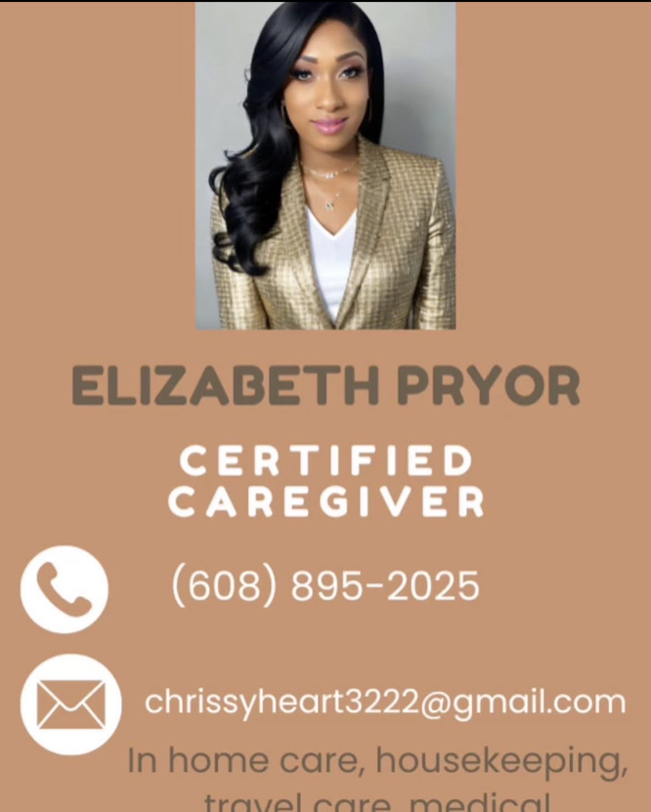 Chrissy, Founder of Chrissy's Heart LLC