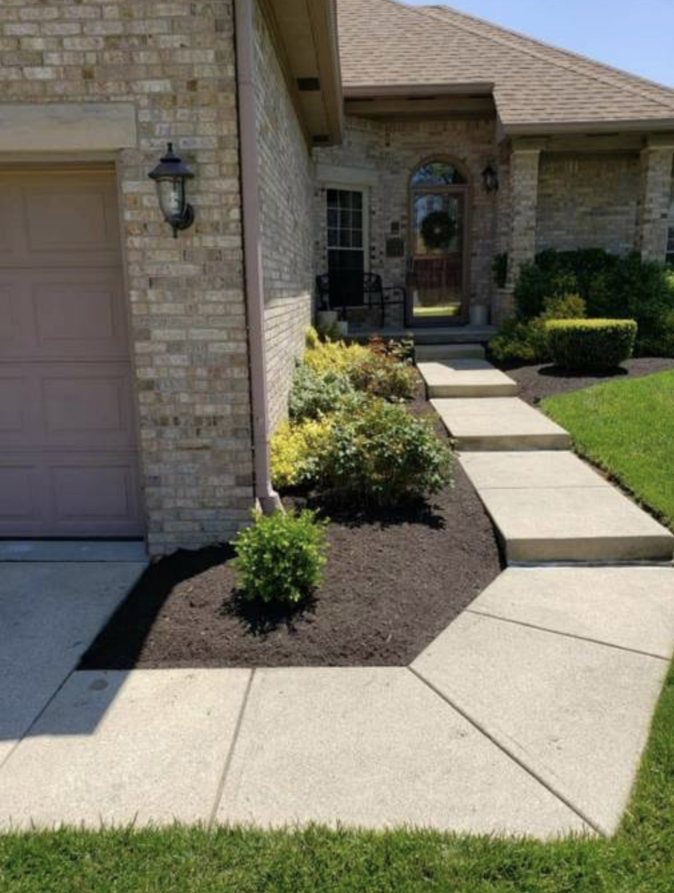 Backyard Rock Border