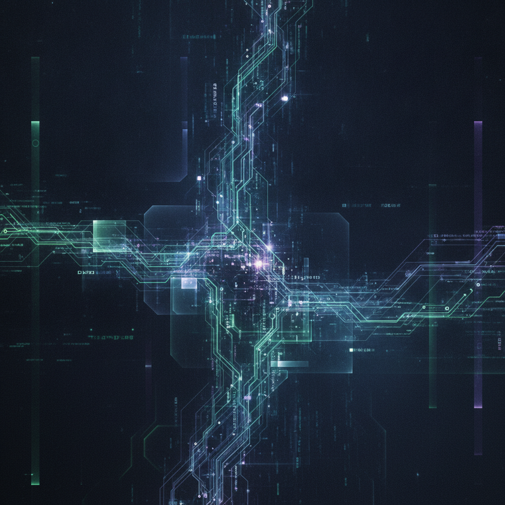Abstract code pattern background with subtle tech aesthetic