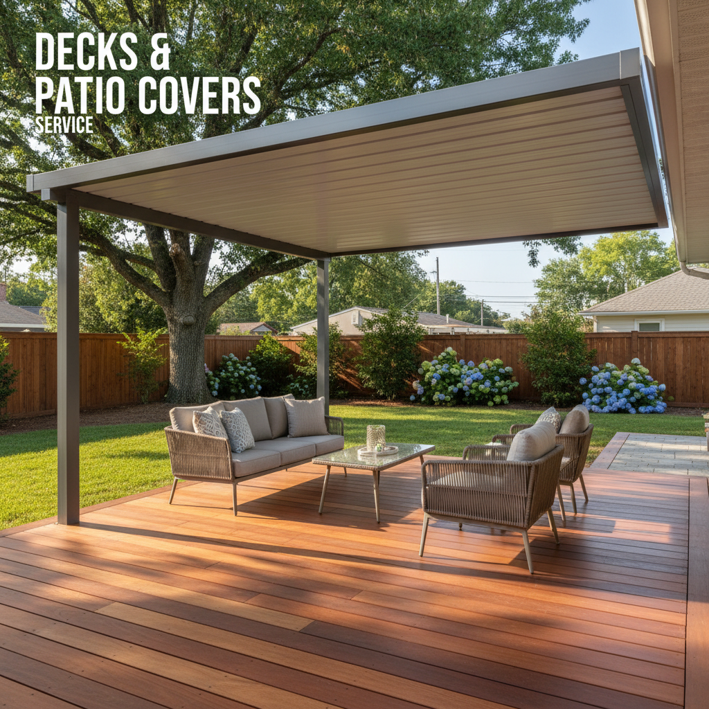 Decks and Patio Covers Service