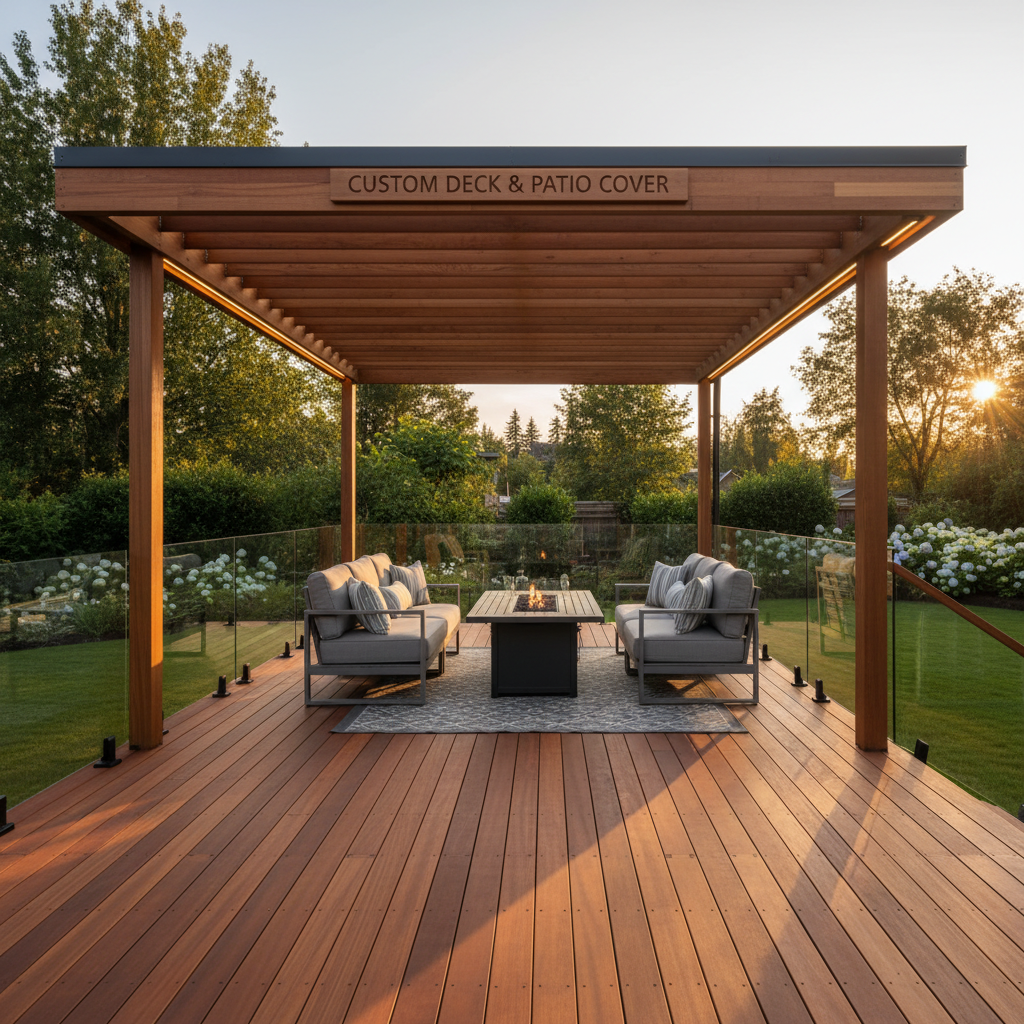 Custom Deck and Patio Cover