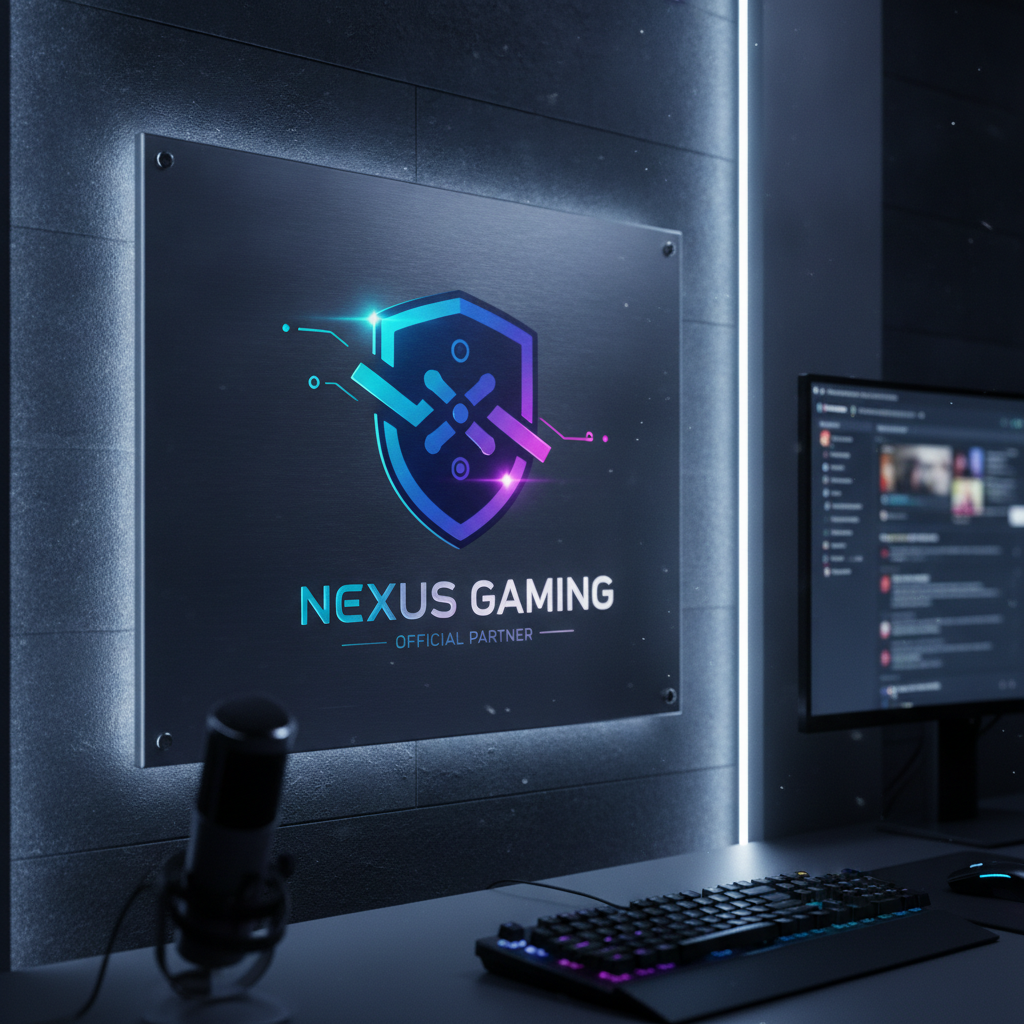 Logo of a major gaming brand that partnered with a client streamer